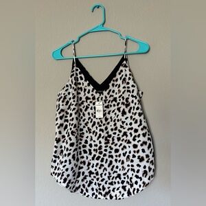 NEW WITH TAGS Express Cheetah Print V-Neck Cami Top Size Small